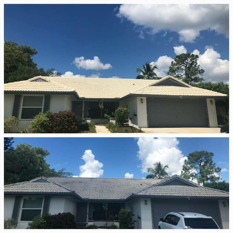 Boca Raton roof cleaning near me white roof