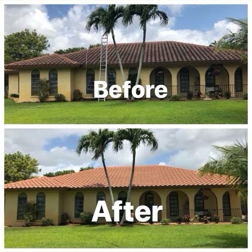 Pressure Washing Boca Raton red roof cleaning