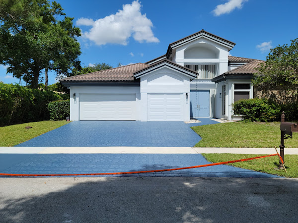 Boca Raton Driveway Painting